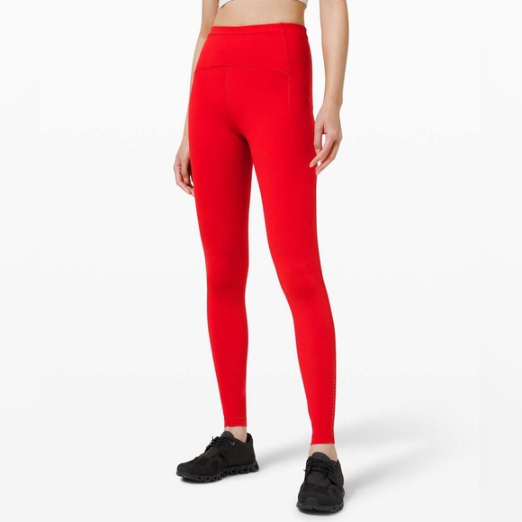 NWOT Lululemon Swift Speed HR Tight 28" -
Dark Red (First Release) - 2 - Picture 3 of 13